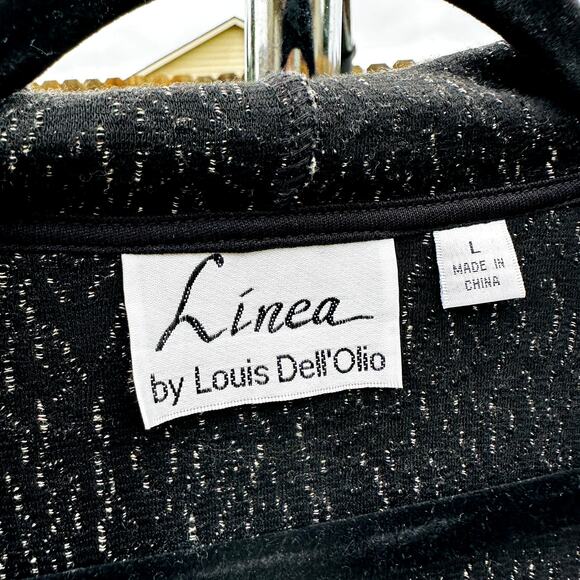 Linea by Louis Dell'olio' Animal Print Jacket Size Large - Picture 4 of 5